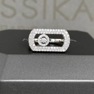 Каблучка в стилі MESSIKA 1:1