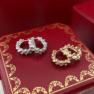 Сережки у стилі Cartier Clash
