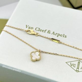 Кольє з перламутром у стилі VanCleef