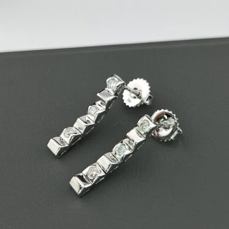 Сережки з діамантами 0.30ct 