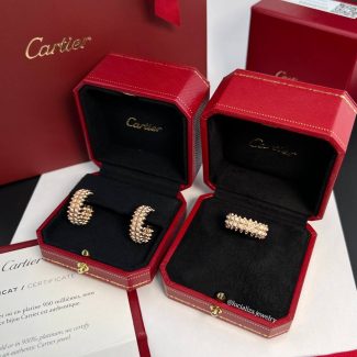 Сережки в стилі Cartier