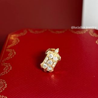 Моно сережка, брошка Cartier