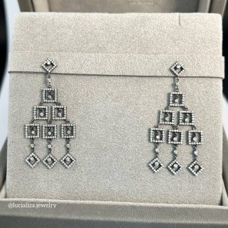 Сережки з діамантами 