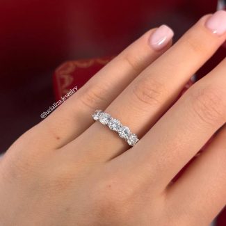 Каблучка доріжка з діамантами 1.50ct 