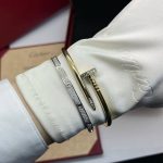 Браслет у стилі Cartier Love з діамантами