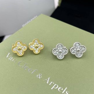 Сережки в стилі VanCleef