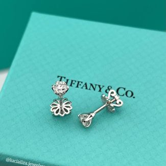 Сережки пусети з діамантами 0.60ct