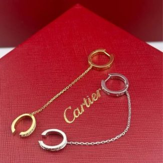 Сережки в стилі Cartier