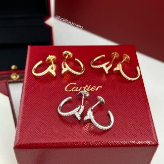 Сережки в стилі Cartier 1:1 Juste un Clou